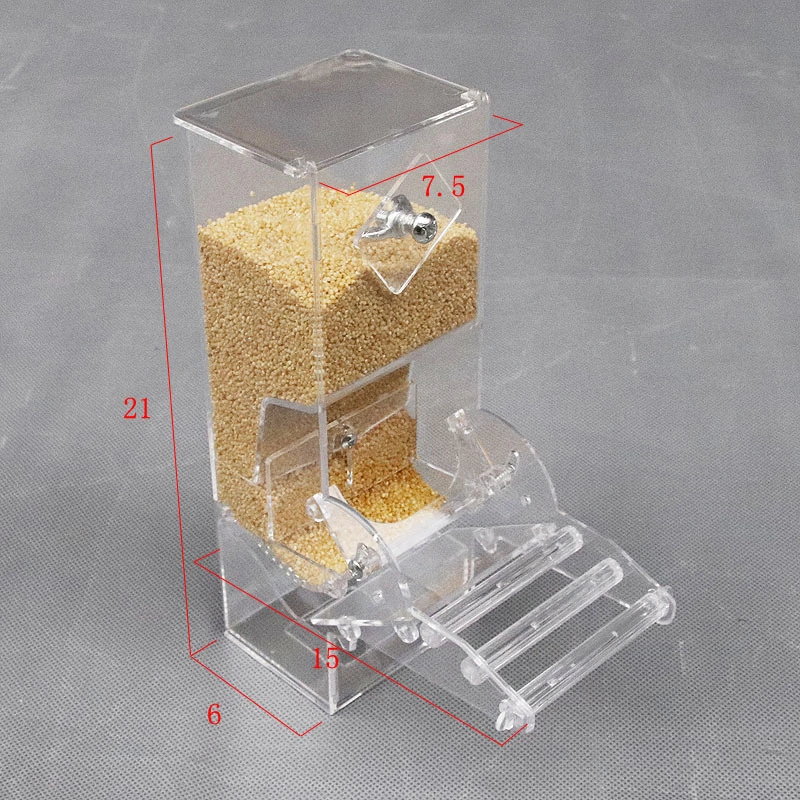 Automatic Feeder New Material Feed Myna Small Bird Supplies Food Box