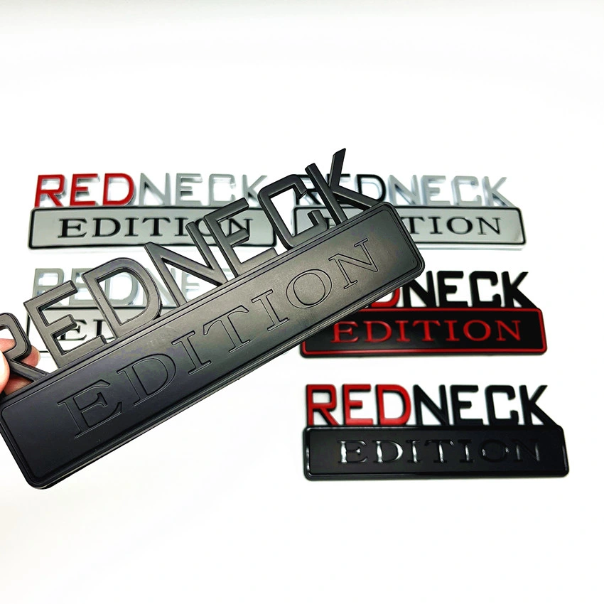 Factory Wholesale Custom Logo OEM Redneck Edition Emblem Emblem Badge Decal Car Truck - Redneck