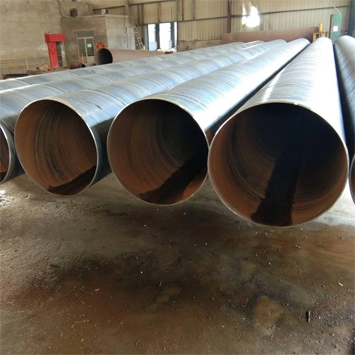 API 5L Large Diameter Carbon Steel Mild SSAW Spiral Welded Steel Pipe for Steel Piling