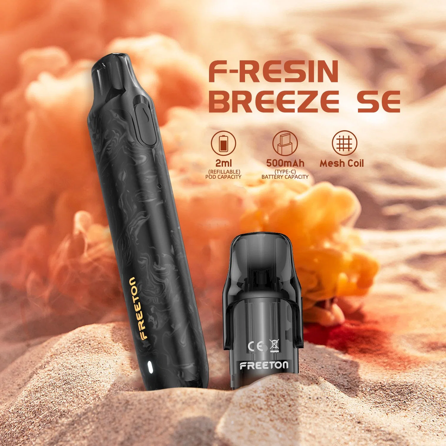 2022 populaire 2ml rempli vide e-cigarette Pod Vape système Pod