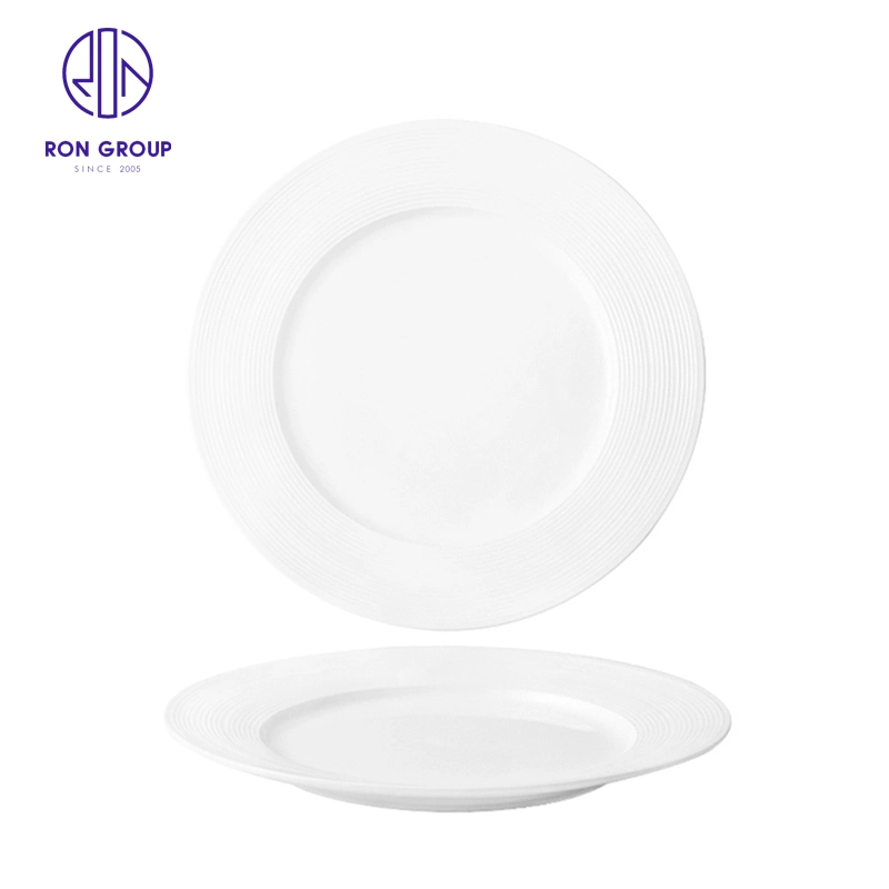 High quality/High cost performance Wholesale/Suppliers Ceramic Dinnerware Tableware Round Dish Dinner Plate for Hotel Restaurant Wedding