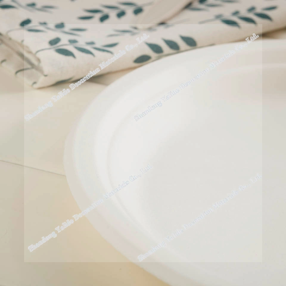 Top Quality 12 Inch Composable Biodegradable Sugarcane Bagasse Paper Plate Disposable