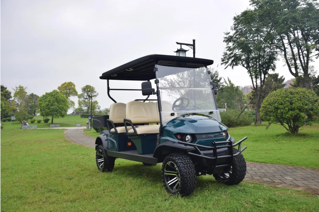 Lithium Battery 6 Seat Lifted Electric Hunting Golf Cart Buggy