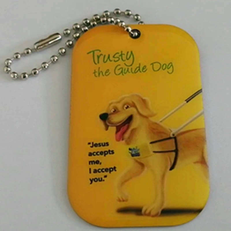 Custom Printing Pin Dog Tag for Promotion Events