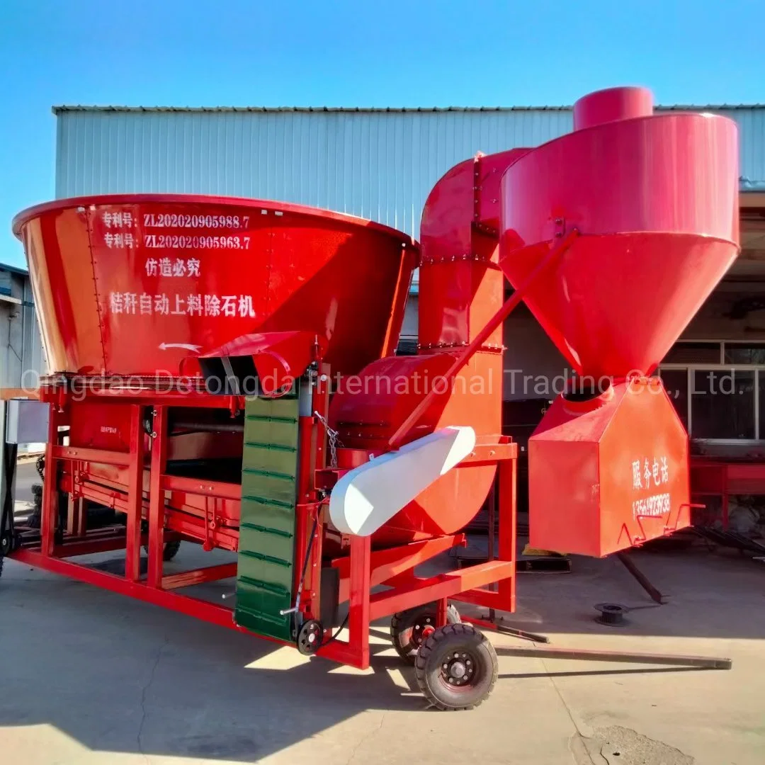 Cattle Straw Automatic Feeding Stone Removal Feeder