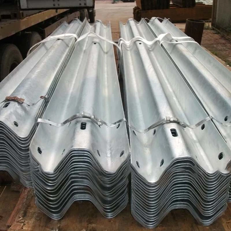 Hot Dipped Galvanized W Beam Guardrail Crash Barrier for Road Safety Roadway Safety Stradali Barriere Galvanised Steel Guardrail From China