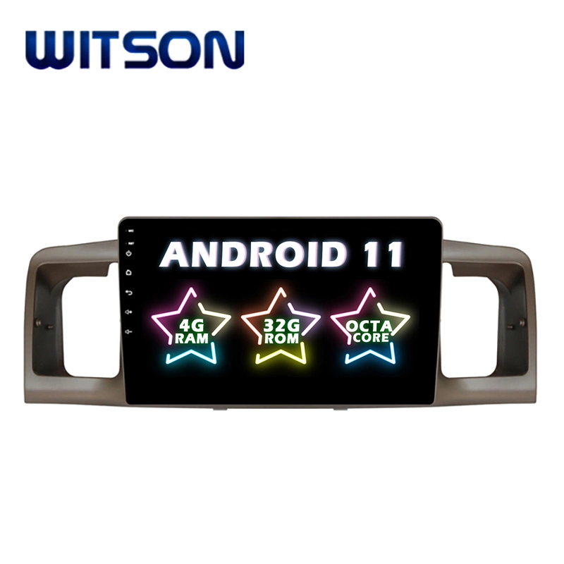 Vidéo audio pour voiture 11 Android de Witson pour Toyota 2007 Corolla 4 Go RAM 64 Go Flash Grand écran dans lecteur de DVD de voiture