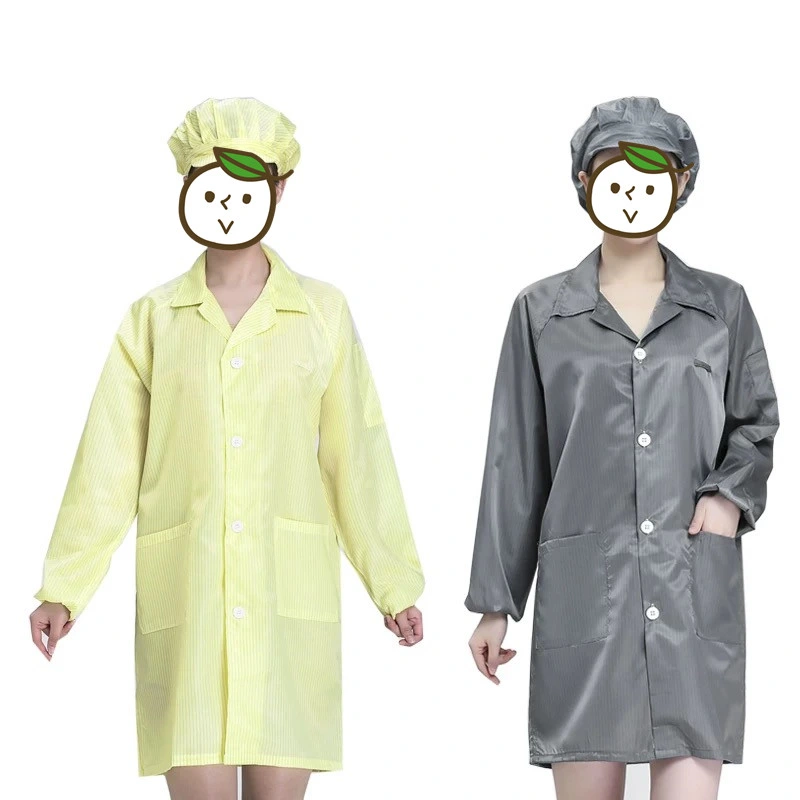 ESD Coat Gown Anti-Static Apparel Cleanroom Garment Clothes