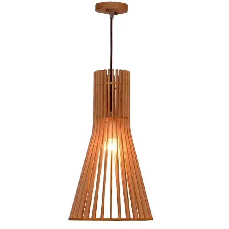 Jlp209 Natural Bamboo Strips Restaurant Lighting Decoration