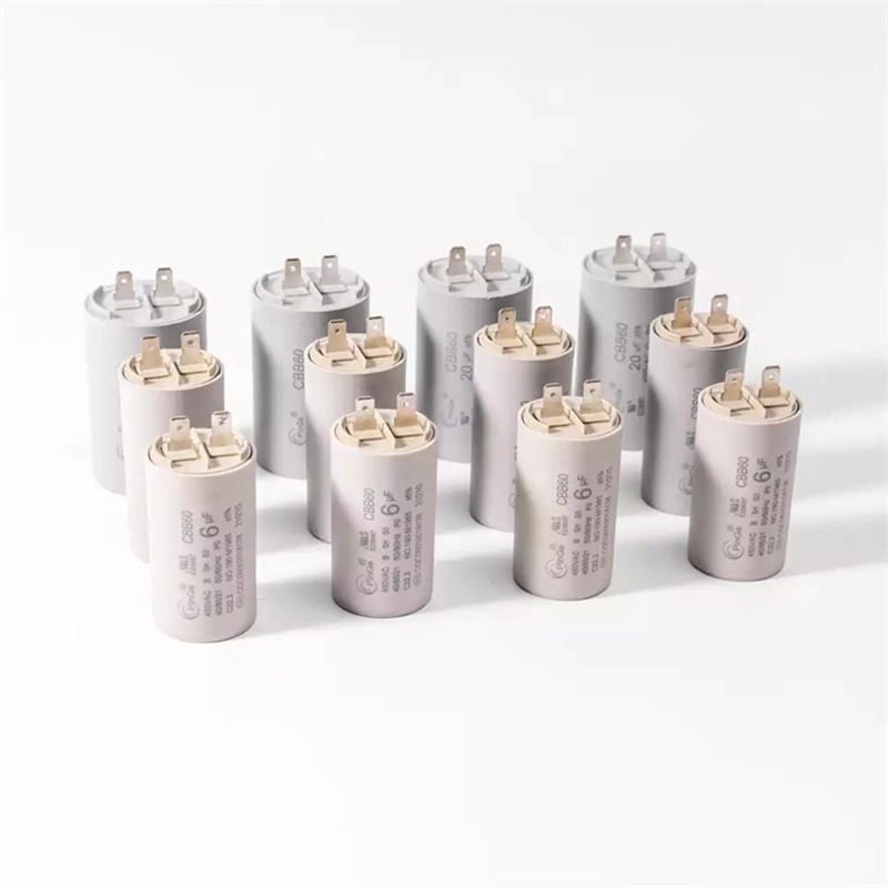 Ks Pinge Factory AC Motor Capacitor Cbb60 Washing Machine Capacitor