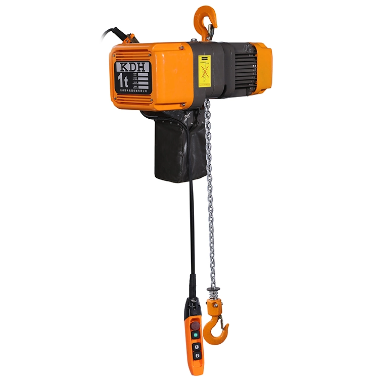 High Quality Electric Chain Hoist with Remote Control 1-5 Ton Hook Type Lifts Crane