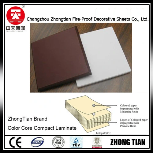 Solid Core Color Phenolic Resin Laminate for Countertop