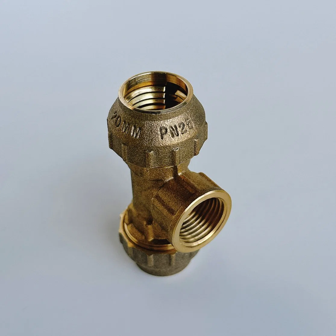 Factory Direct Female Tee Compression Brass Forging PE Pipe Fitting Connector Pex Pipes