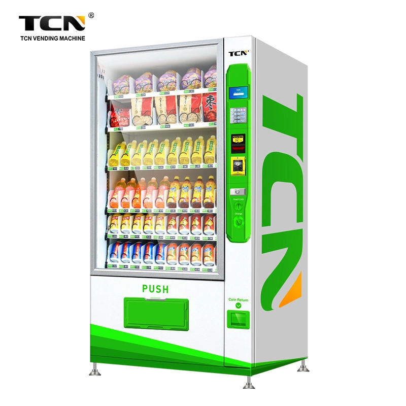 Food and Drinks Indoor Tcn Carton Wood Milk Snack Vending Machine