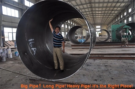 DN200-DN5000 ASTM A53/ ASTM A252/ as 1163/ API 2b LSAW/ SSAW Heavy Welded Steel Piling Pipe