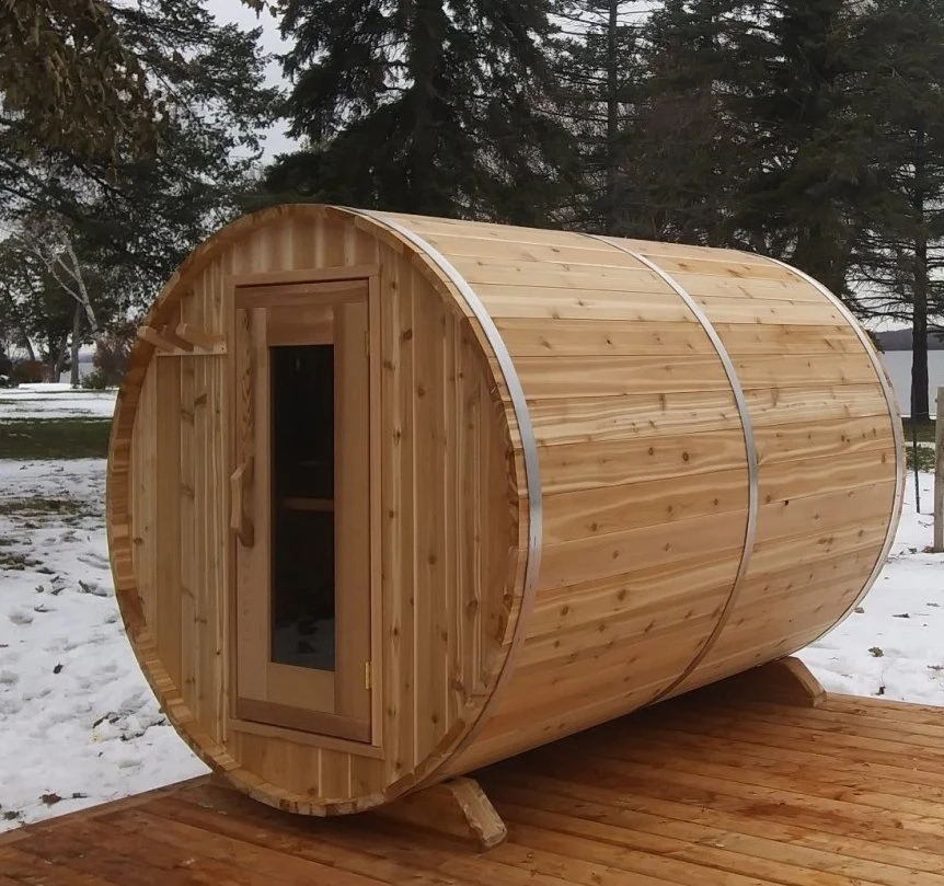 Design innovant sauna extérieur vapeur belle et robuste pendant des années