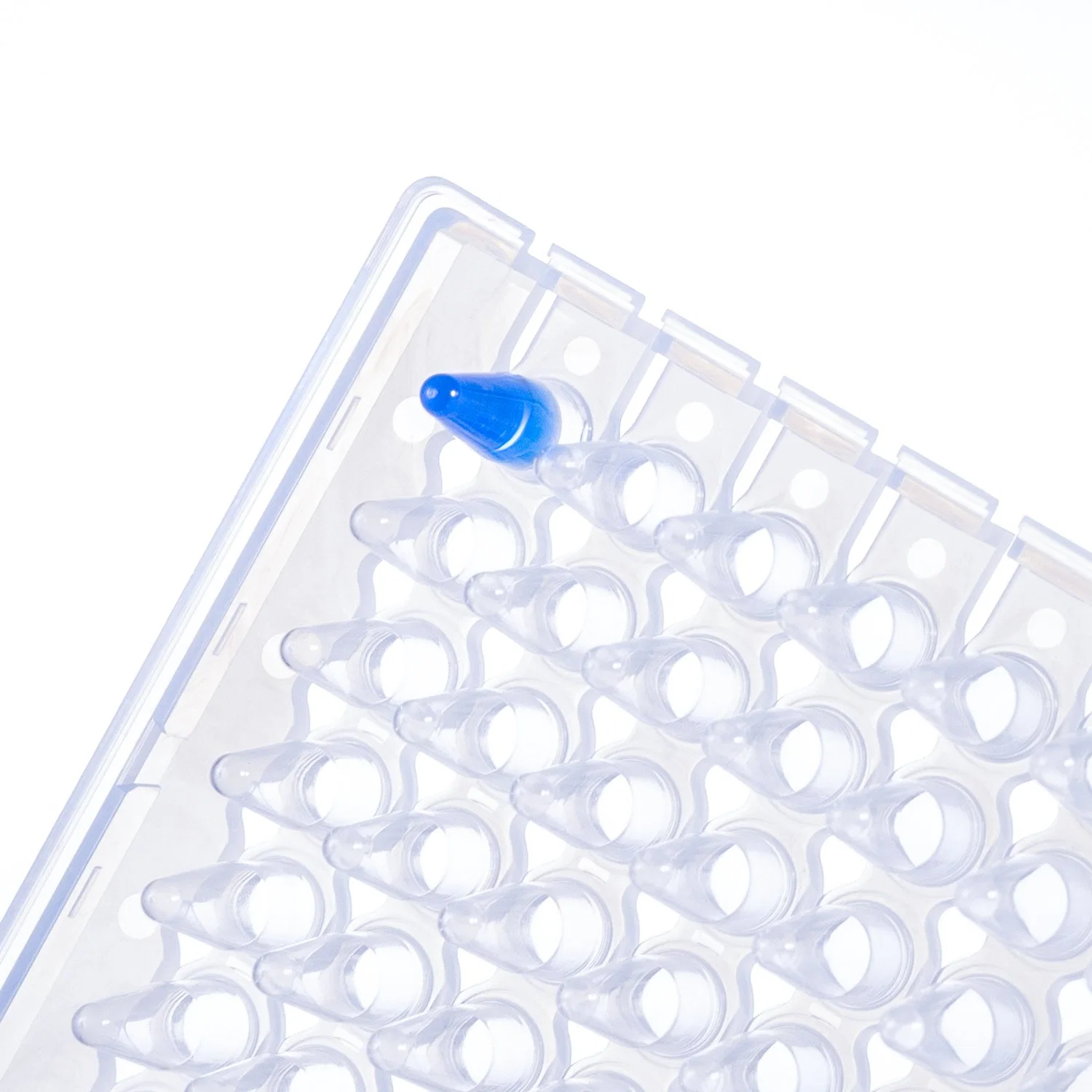 Detachable 0.2ml 96 PCR Plate, Clear, Half Skirt