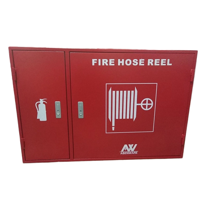 Ethiopia Use Recessed Wall Mounted Fire Hose Reel Cabinet