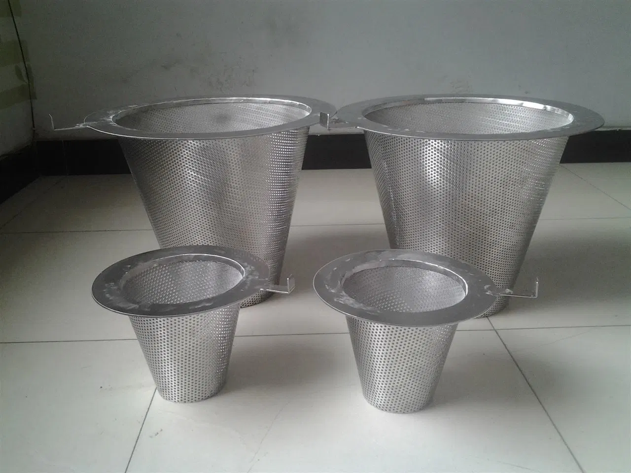 Stainless Steel Temporary Conical Filter Mesh for Gas Pipeline and Compressors