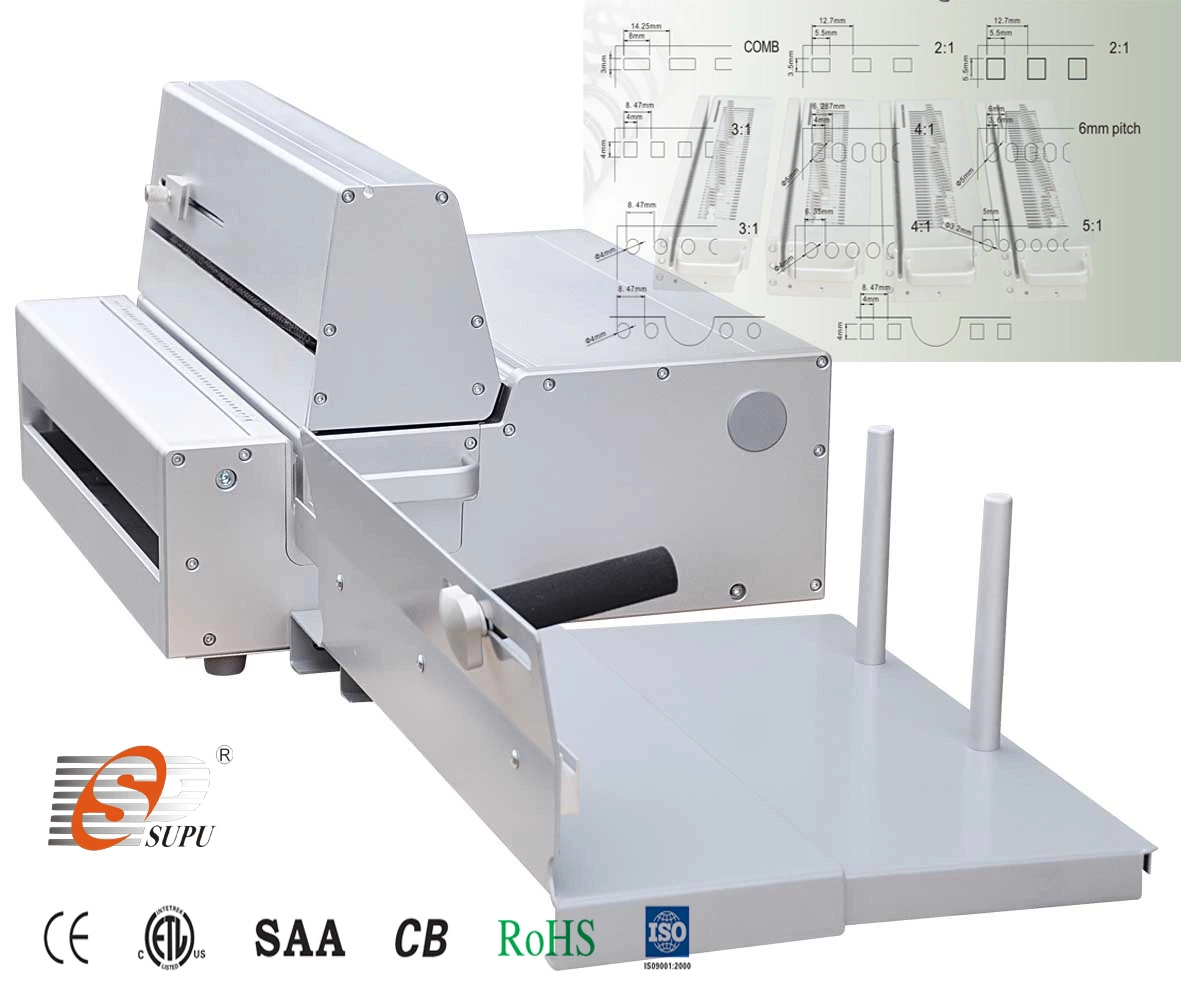 Semi-Automatic Paper Hole Punching Machine with Interchangeable Dies (SUPER360E)