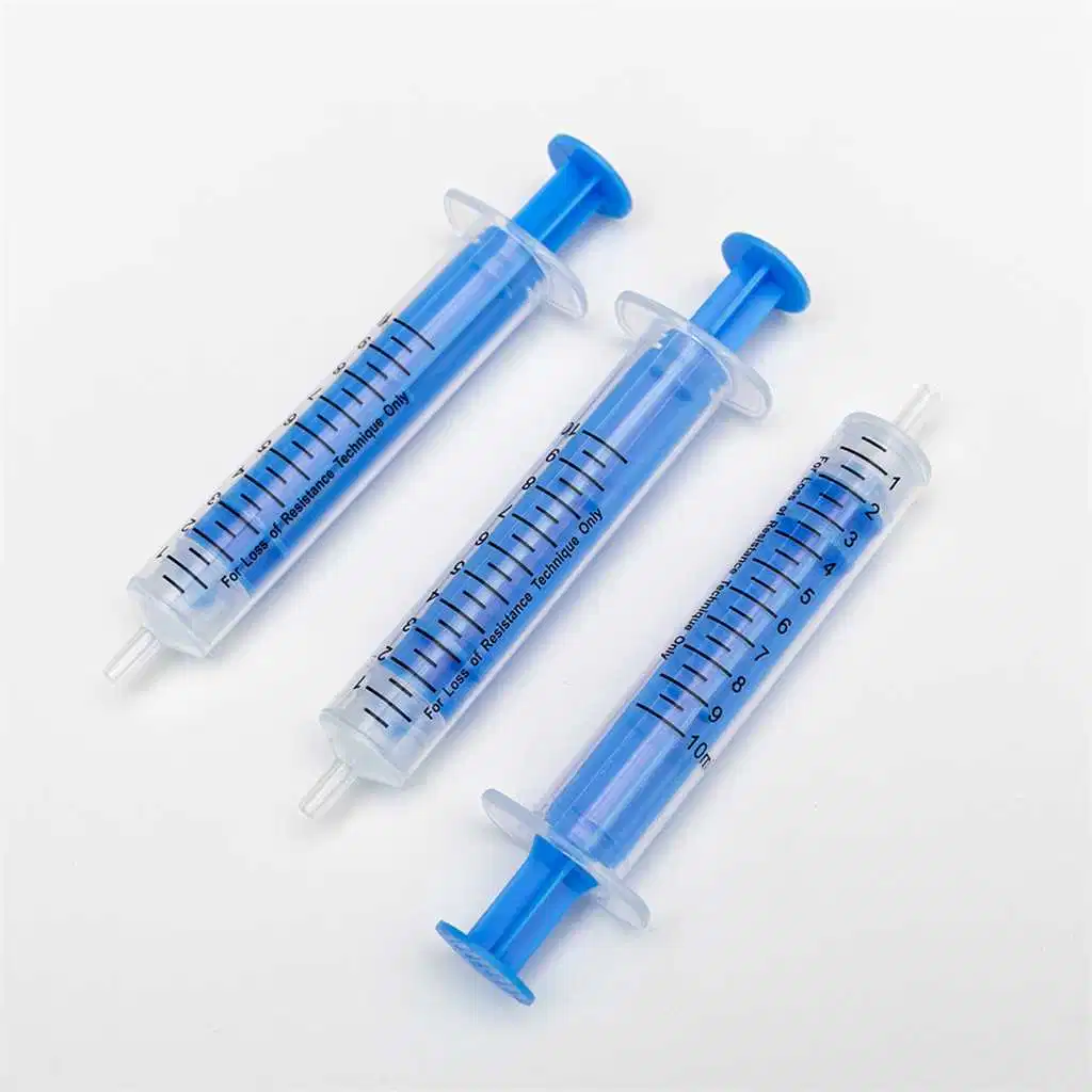 Lor Syringe Loss of Resistance Syringe 7ml, 10ml