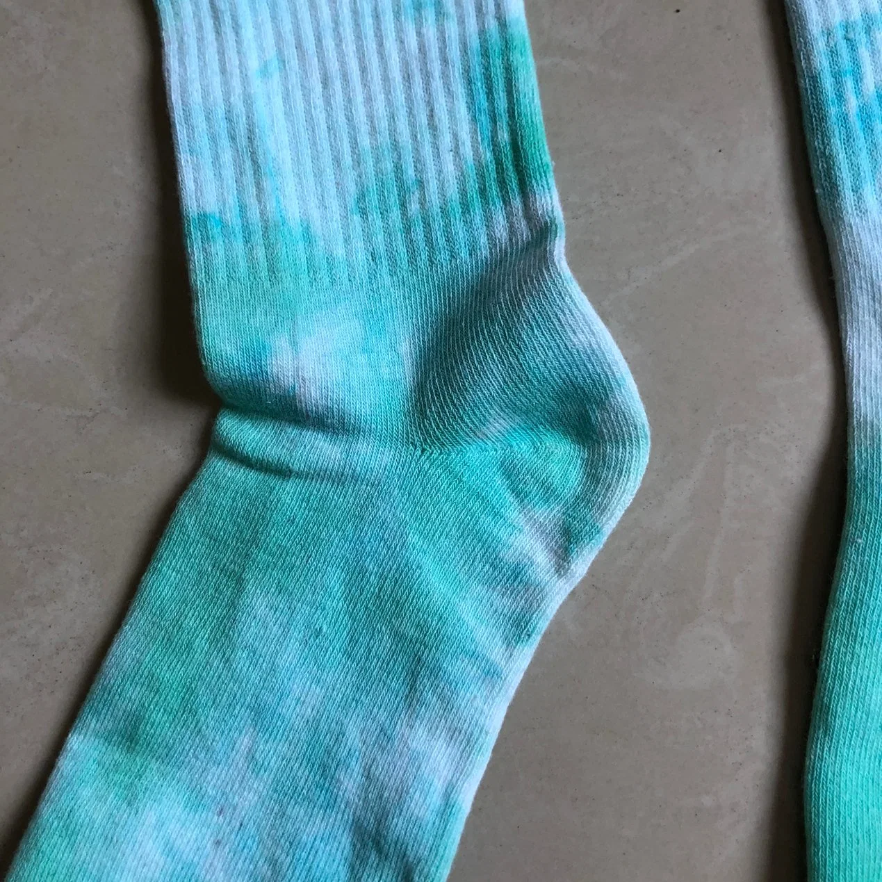 Custom Fashion Tie Dye Crew Socks