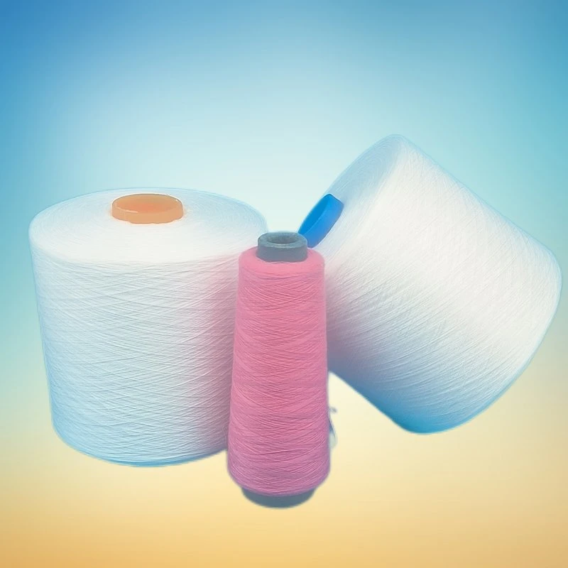 Textile Yarn 100% Ring Spun Bright Virgin 30s/2 Polyester Sewing Thread Paper Cone/Dye Tube for Sewing/Weaving/Knitting Factory Directly Sale Exported Standards