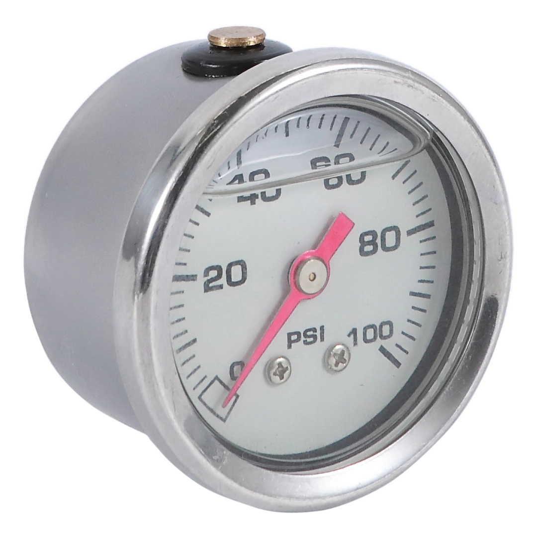 Fuel Pressure Gauge 100 Psi Car Tuning Engine Auto Meter 40mm