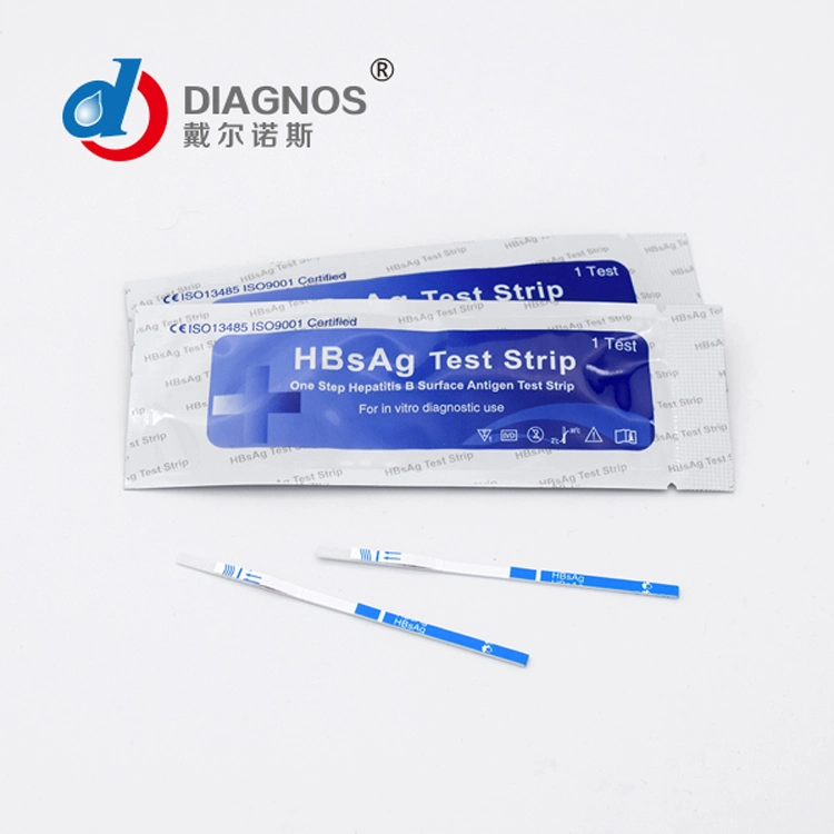 Rapid Infectious Diseases One Step Test Kit Hbsag Hepatitis B Surface Antigen Test Strip