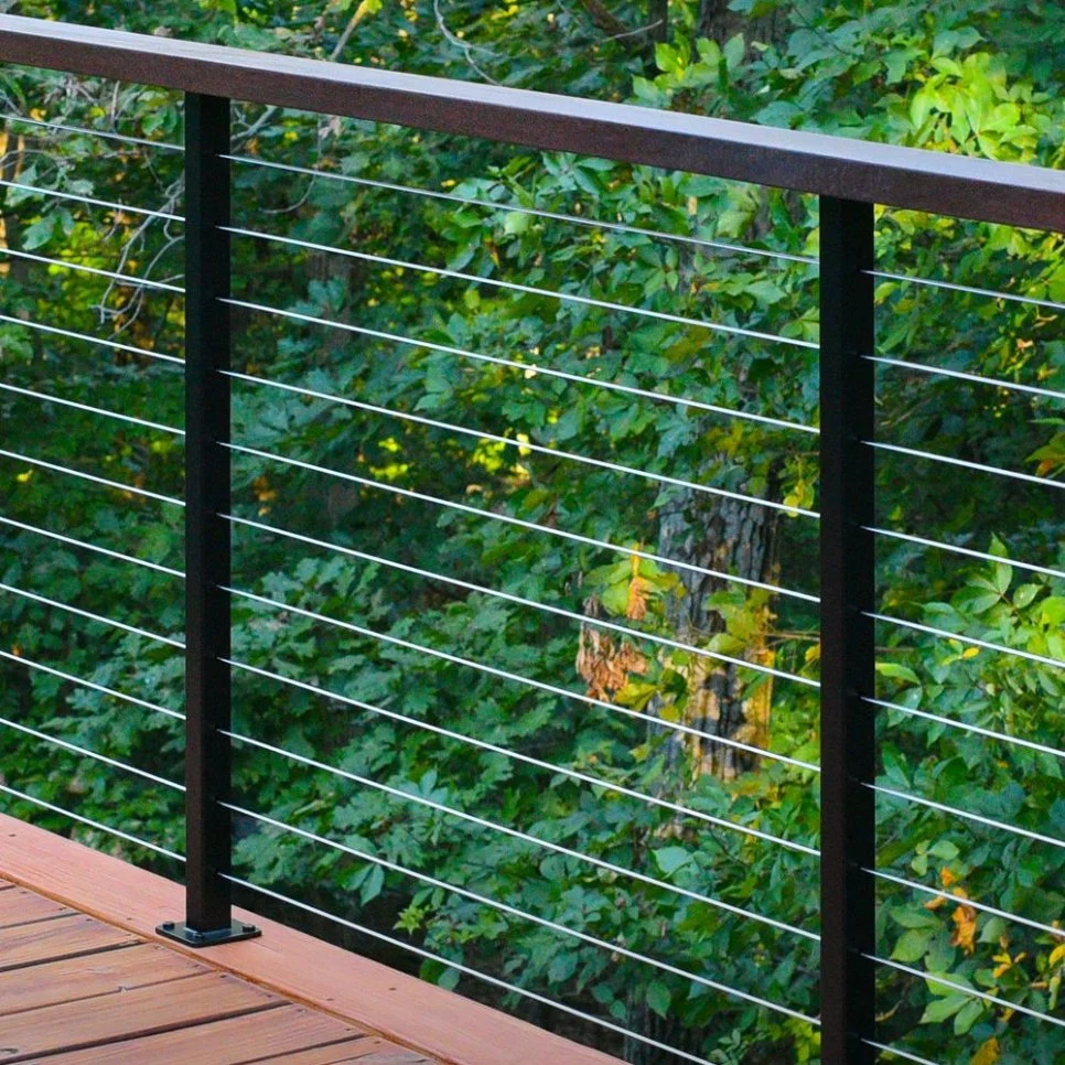 Stainless Steel Balustrade with Wire Cable Railing