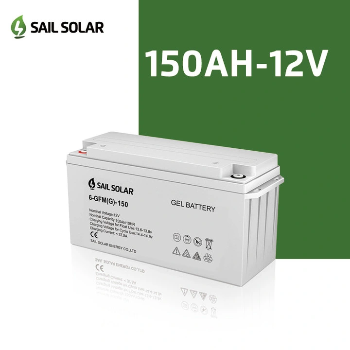 Prix d'usine de la batterie solaire Sail Gel 12V 100Ah 150Ah 180Ah 250Ah.