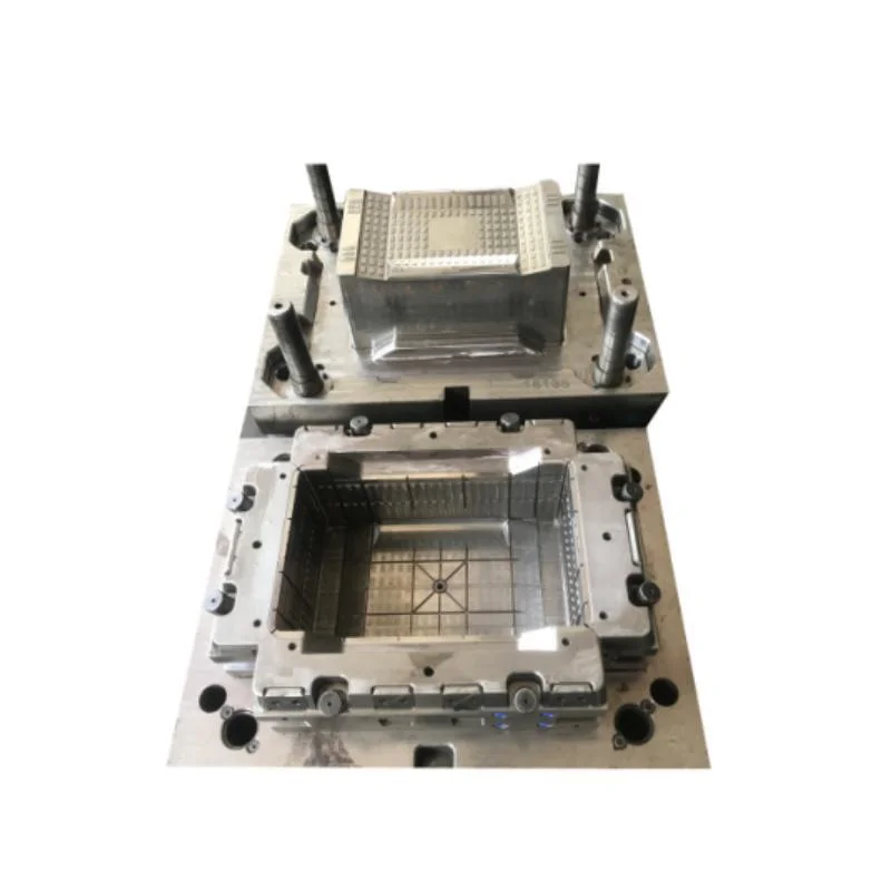 Customized Injection Tooling Mould for Stockable Plastic Crate Turnover Container Box