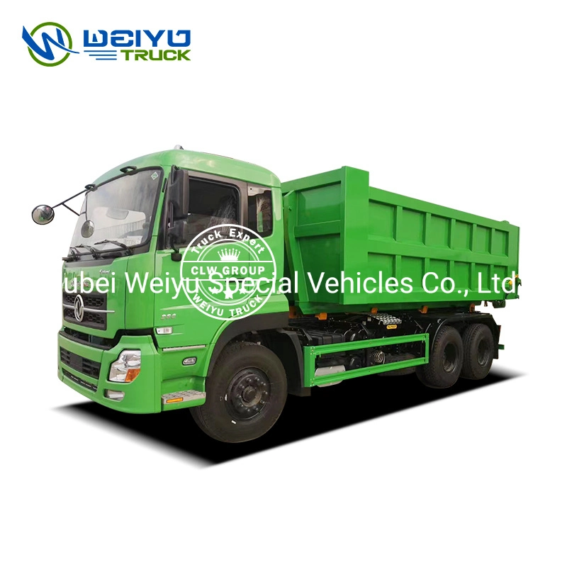 Dongfeng 260HP 20 Tons 22cbm Roll off Arm Hooklift Garbage Truck