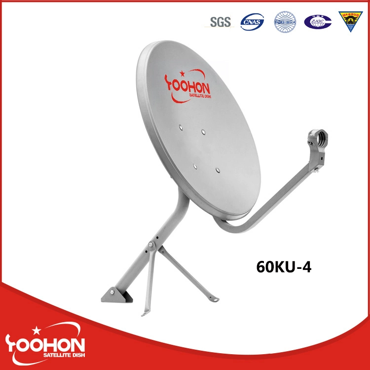 60cm Offset Satellite Dish TV Antenna (60KU-4)