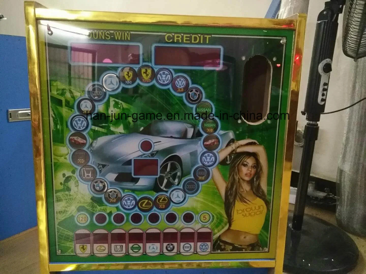 L'Afrique Jeu Super Jackpot partie Slot Machine de jeu