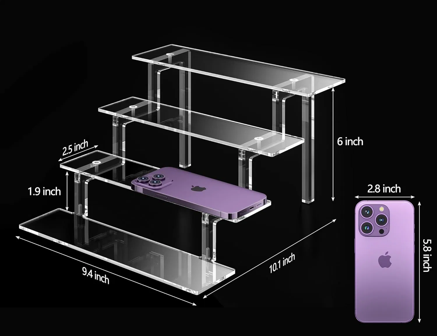 Hot Sale Factory Custom Acrílica figura Display Stand