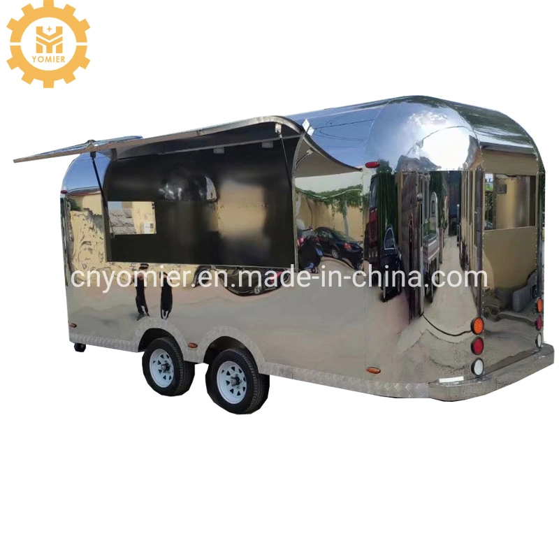 UK Standard Mobile Airstream Sandwich BBQ Burger Food Kiosk