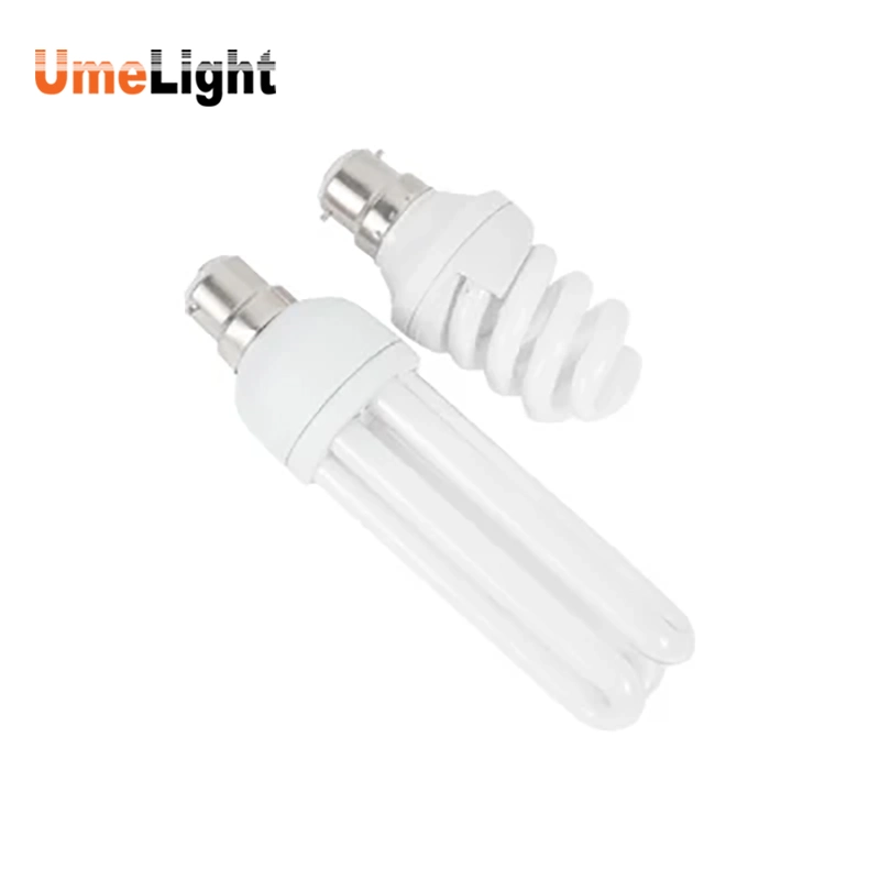 Compact Fluorescent Lamp Light Bulb CFL 3u Energy Saving Light Bulbs 15W Daylight Bayonet B22 Bayonet Replacement Lighting