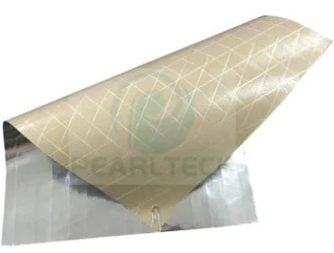 Perforated Silver Aluminum Foil Kraft Three Ways Scrim Rolls for Duct Insulation