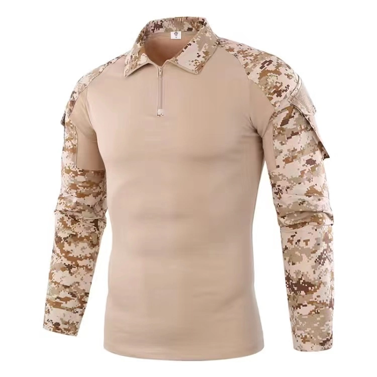 Camiseta de la Rana de alta calidad ropa de deportes al aire libre Python luchar contra el patrón de camuflaje de la rana del ejército de los hombres camisas