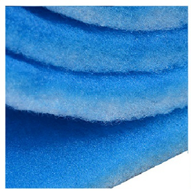 G4 полиэстер предварительный фильтр грубой очистки воздуха, синий и белый фильтр для распыления краски в сушильной камере