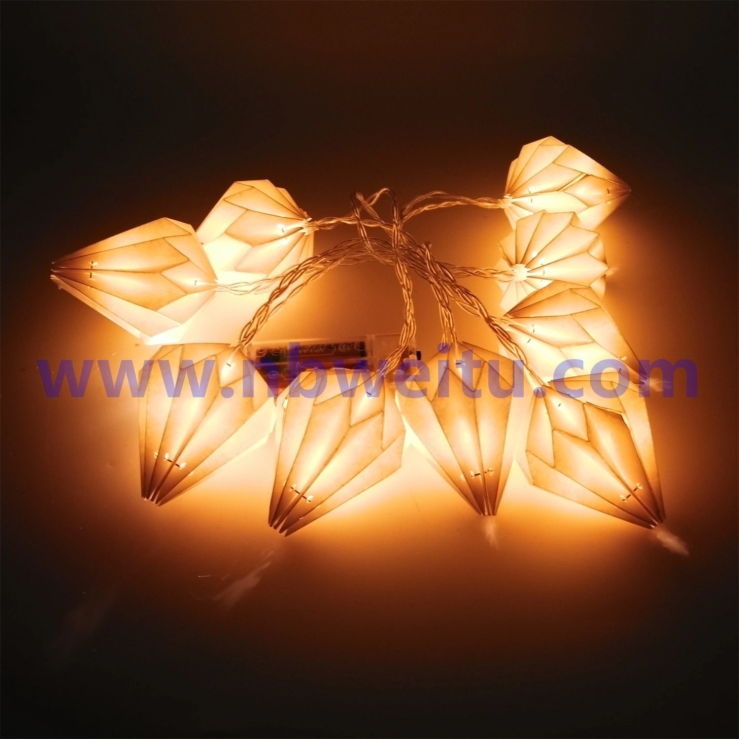 China Supplier Party Decoration LED Paper Garland