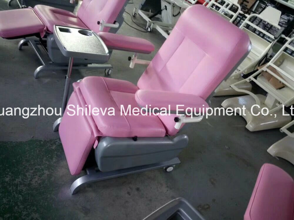 Adjustable Medical IV Stand Infusion Recliner Blood Chair Used Hospital Furniture