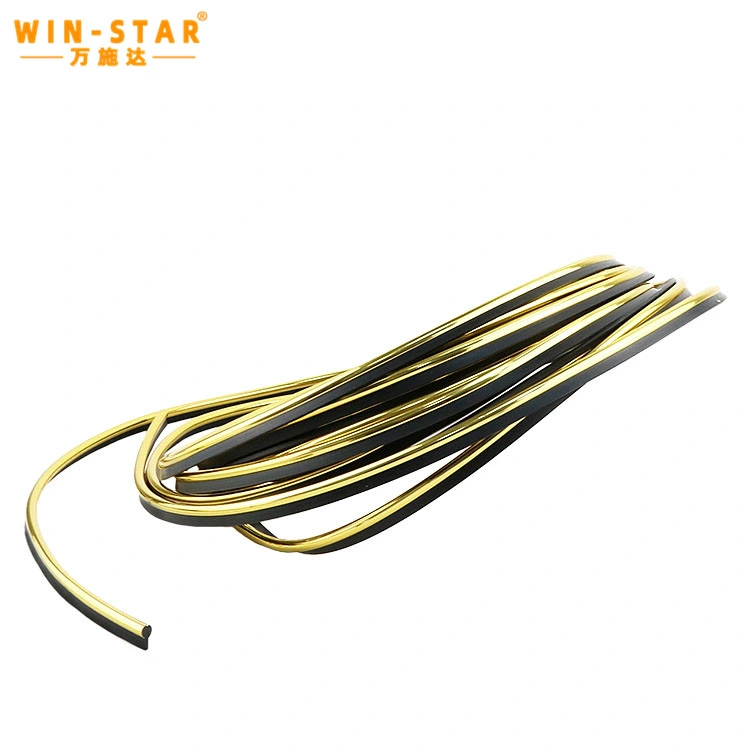 Winstar New Furniture Accessory Golden M15 Plastic Sofa Strip for Sale