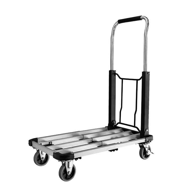 150kg Four Wheels Heavy Duty Foldable Platform Aluminium Trolley