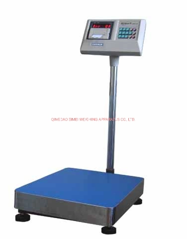 300kg Plataforma digital de acero inoxidable balanza con acero de cuadros Placa