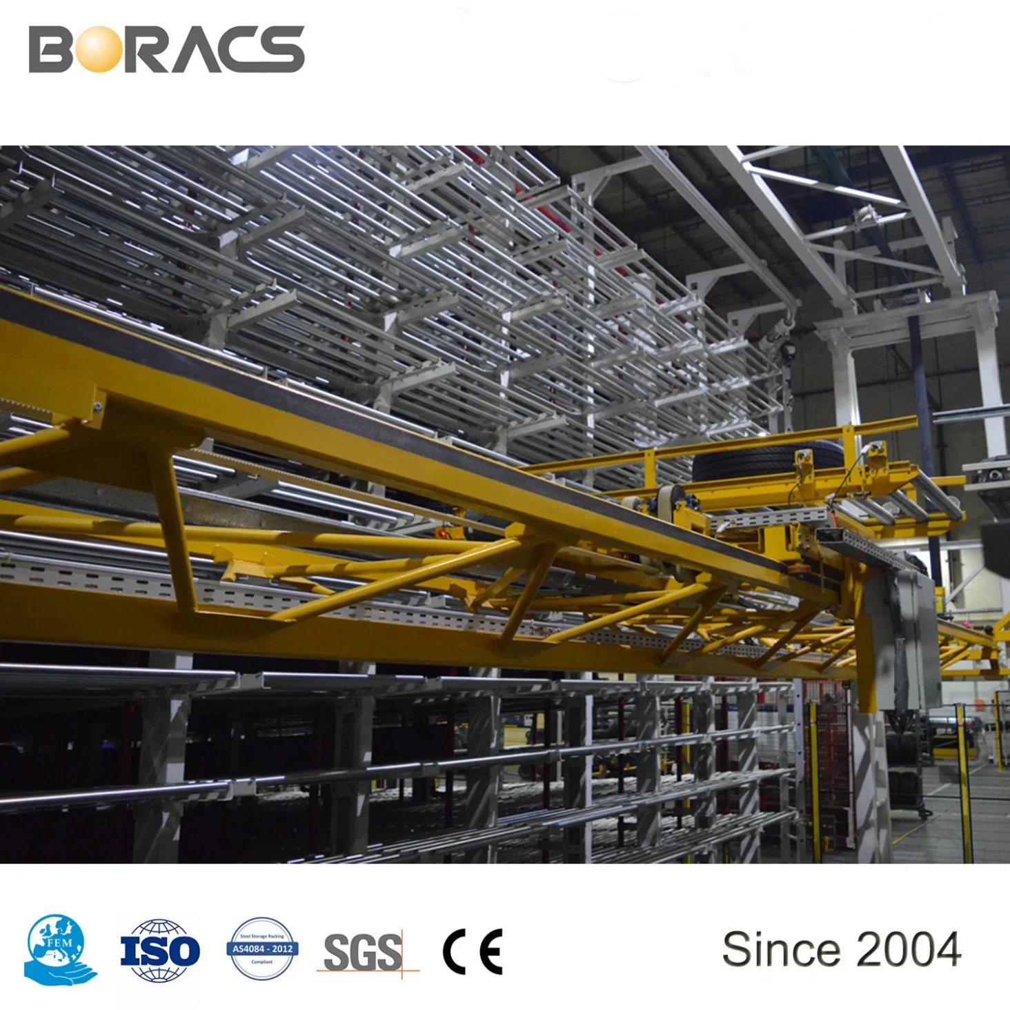 Warehouse Rack System as/RS Suppliers High Density Automation for Adjustable Pallet Rack for Warehouse