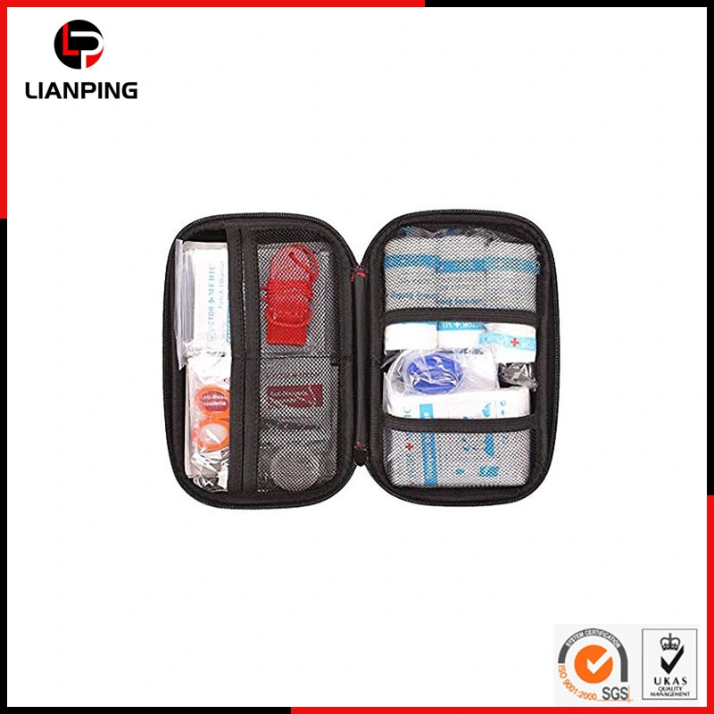 PU Leather Waterproof Safety Emergency Storage EVA First Aid Case