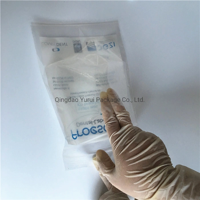 6*9 LDPE Pathology Transport Envelope Medical Lab Biodegradable Biohazard Trash Collection Kangaroo Type Specimen Bag with Pouch