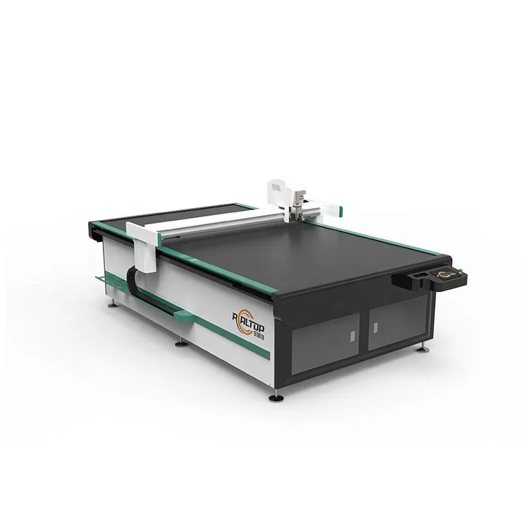 Realtop CNC automática de la cuchilla mueren tenis de mesa Almohadilla de esponja de goma espuma EVA en el máquina de corte con 3 años de garantía